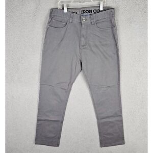 Iron Co. Jeans Mens 32x30 Denim Dark Wash Classic Comfort Straight Leg Waistband